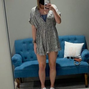 Newbury Custom B&W Floral Dress